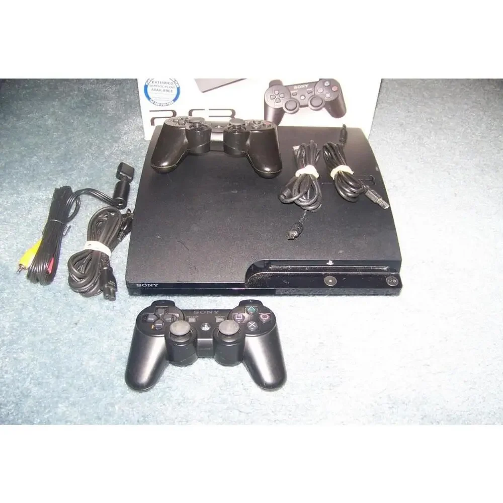 Sony PlayStation 3 PS3 Slim CECH-2001A 120GB Console Complete In Box